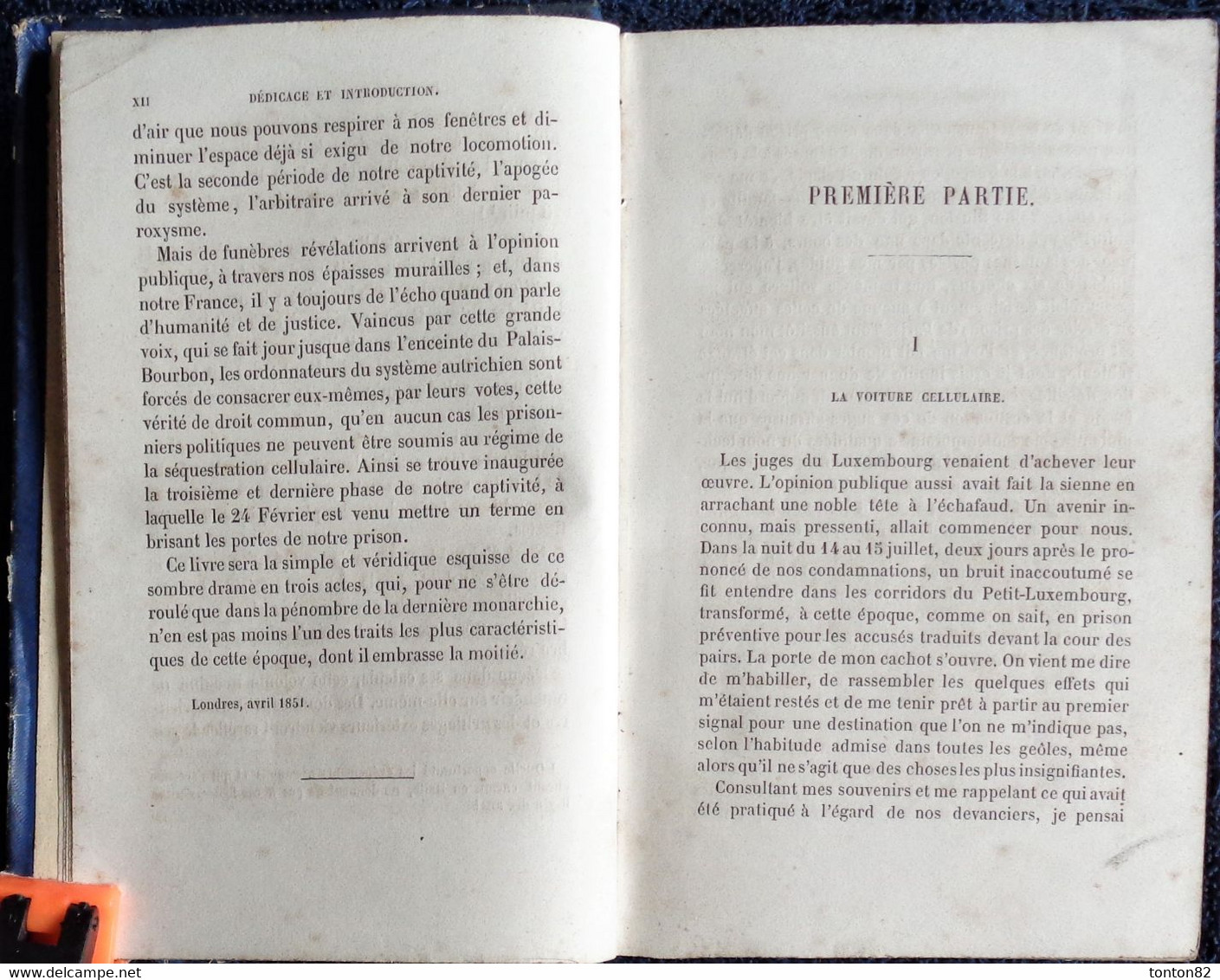 M. Martin - Dix Ans De Prison Au Mont-Saint-Michel Et à La Citadelle De Doullens - Pagnère, Libraire-Éditeur - ( 1861 ) - 1901-1940