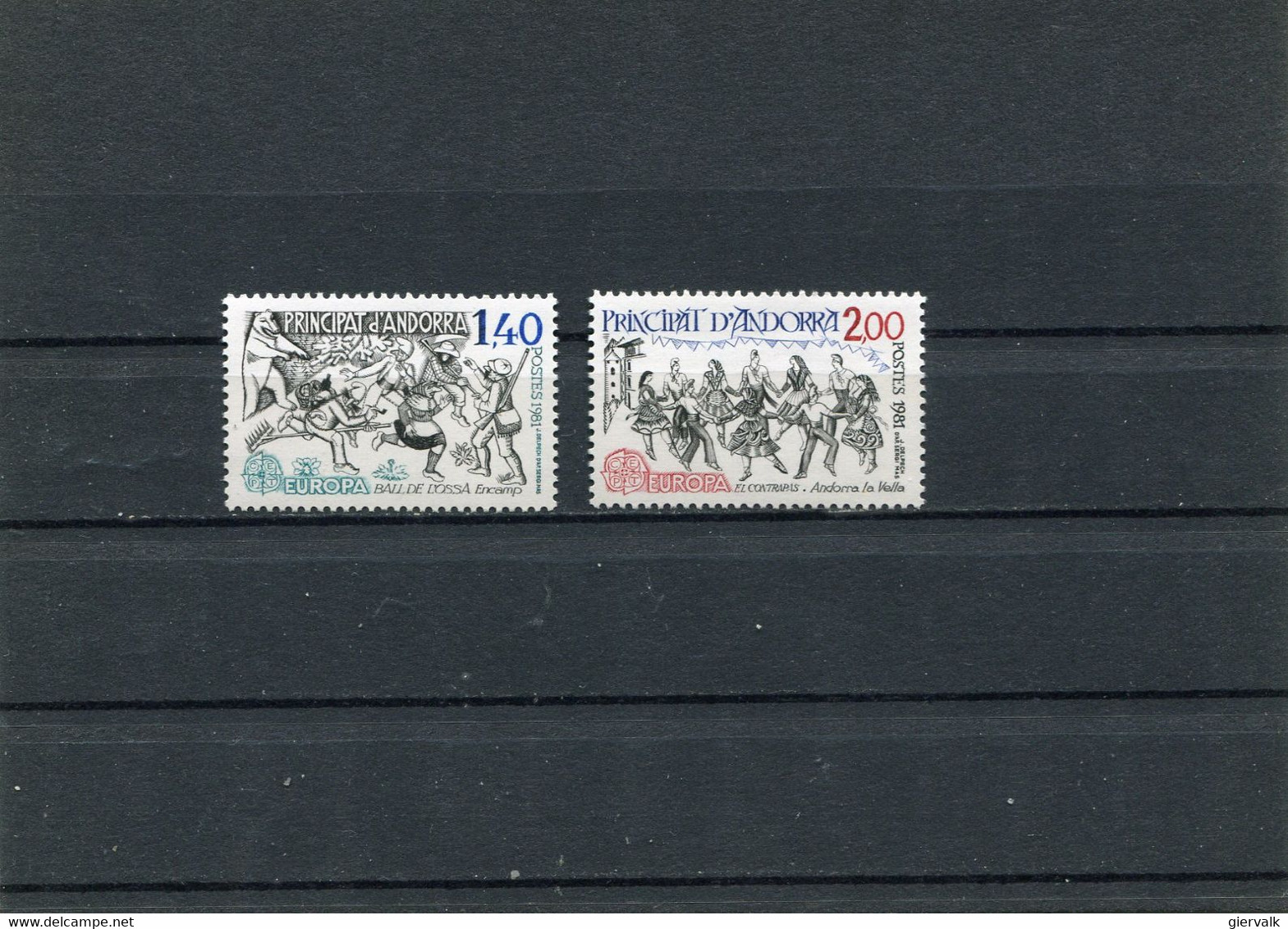 ANDORRA 1981 EUROPA MNH. - Sonstige & Ohne Zuordnung