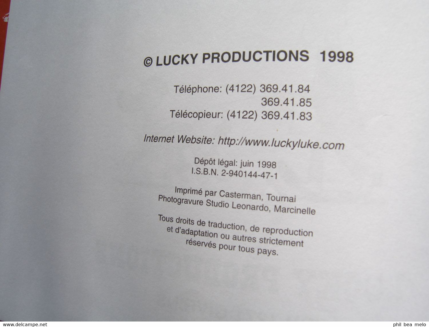 BD LUCKY PRODUCTIONS 1998 - RANTANPLAN - LE GRAND VOYAGE - Rantanplan