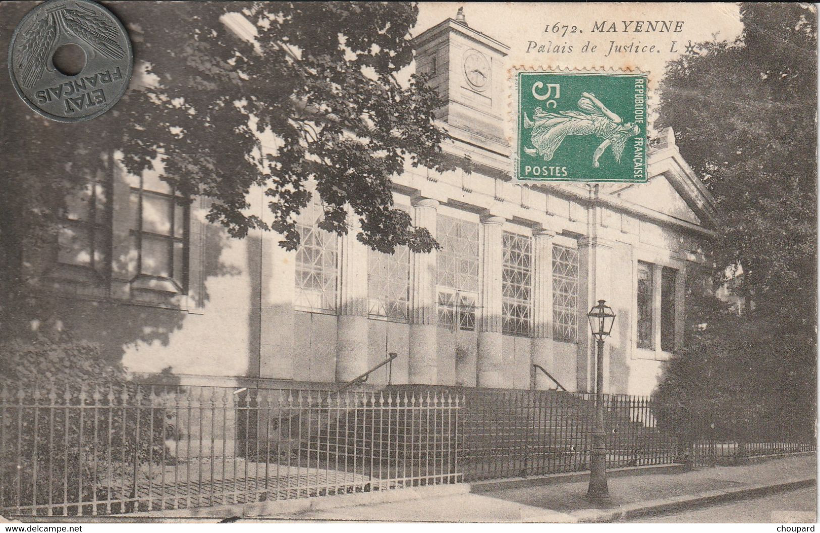 53 - Carte Postale Ancienne De  Mayenne     Le Palais De Justice - Mayenne