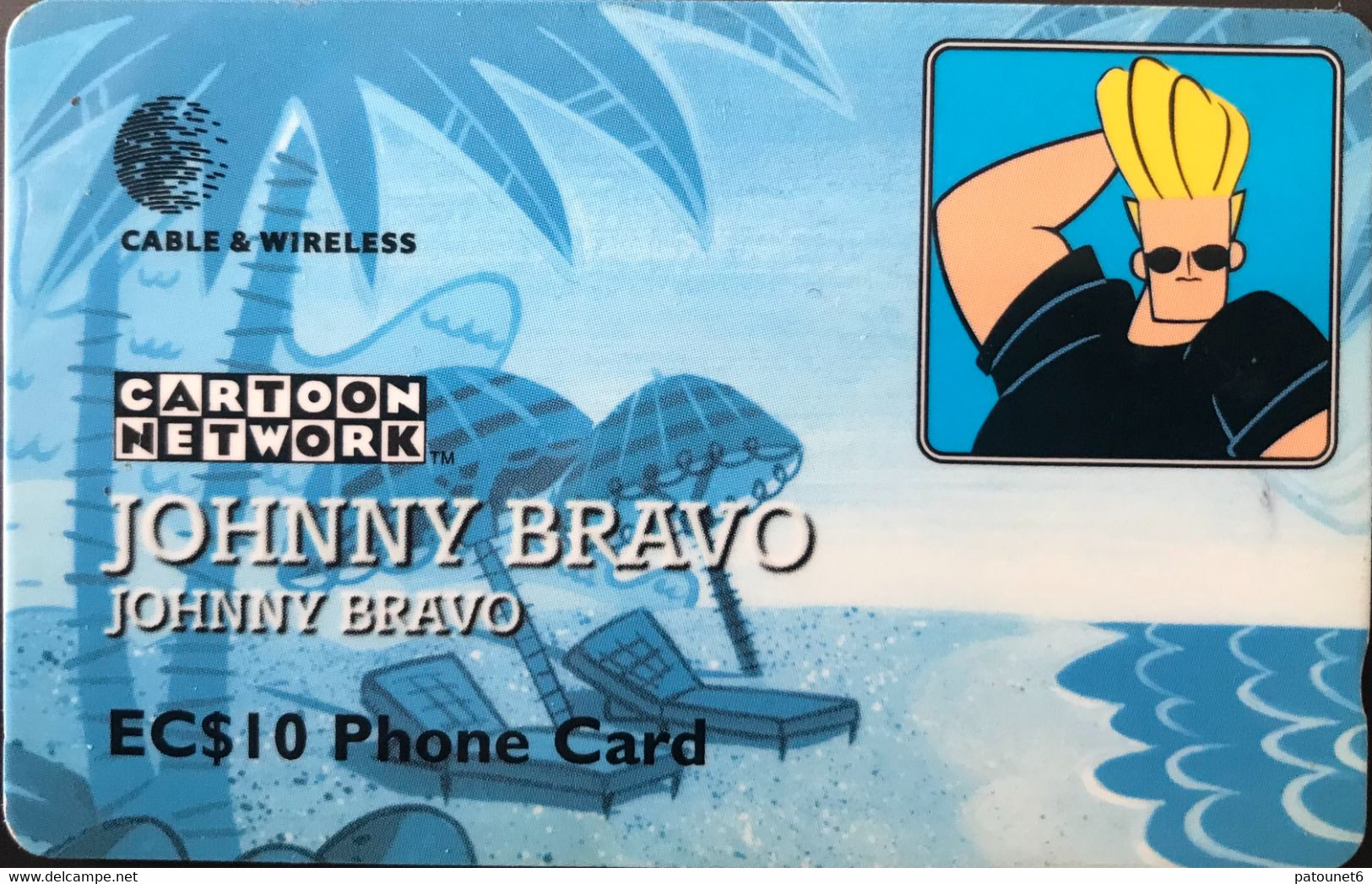 SAINTE LUCIE  -  Cable & Wireless  -  Johnny Bravo  - EC $ 10 - Santa Lucia