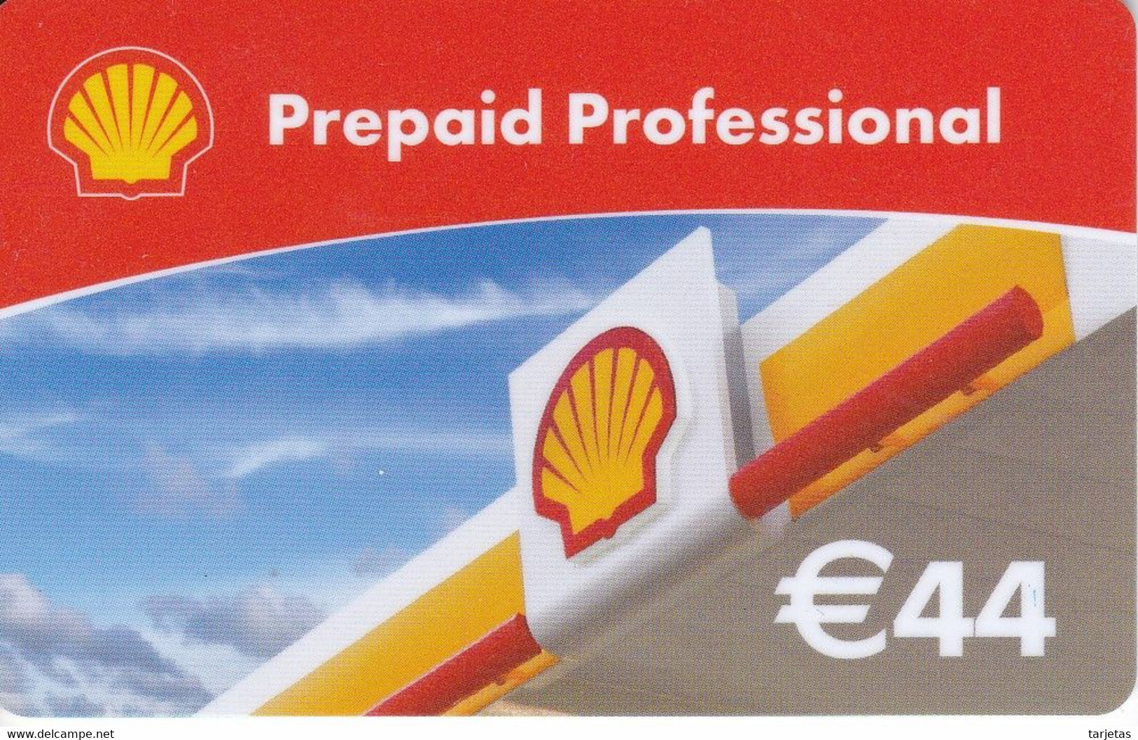 TARJETA DE GASOLINERA SHELL 44€  PETROLEO (CARACOLA-SEA SHELL) - Otros & Sin Clasificación