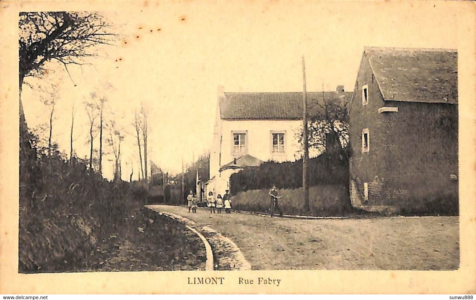 Limont - Rue Fabry (animée Edit. Henri Kaquet) - Donceel