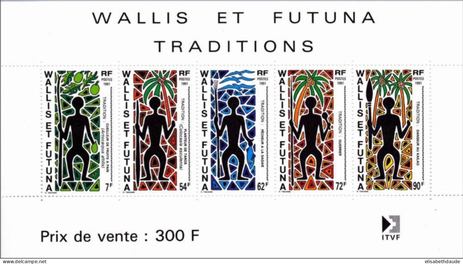 WALLIS - BLOC YVERT N°5 ** MNH - COTE = 9.5 EUROS - - Hojas Y Bloques