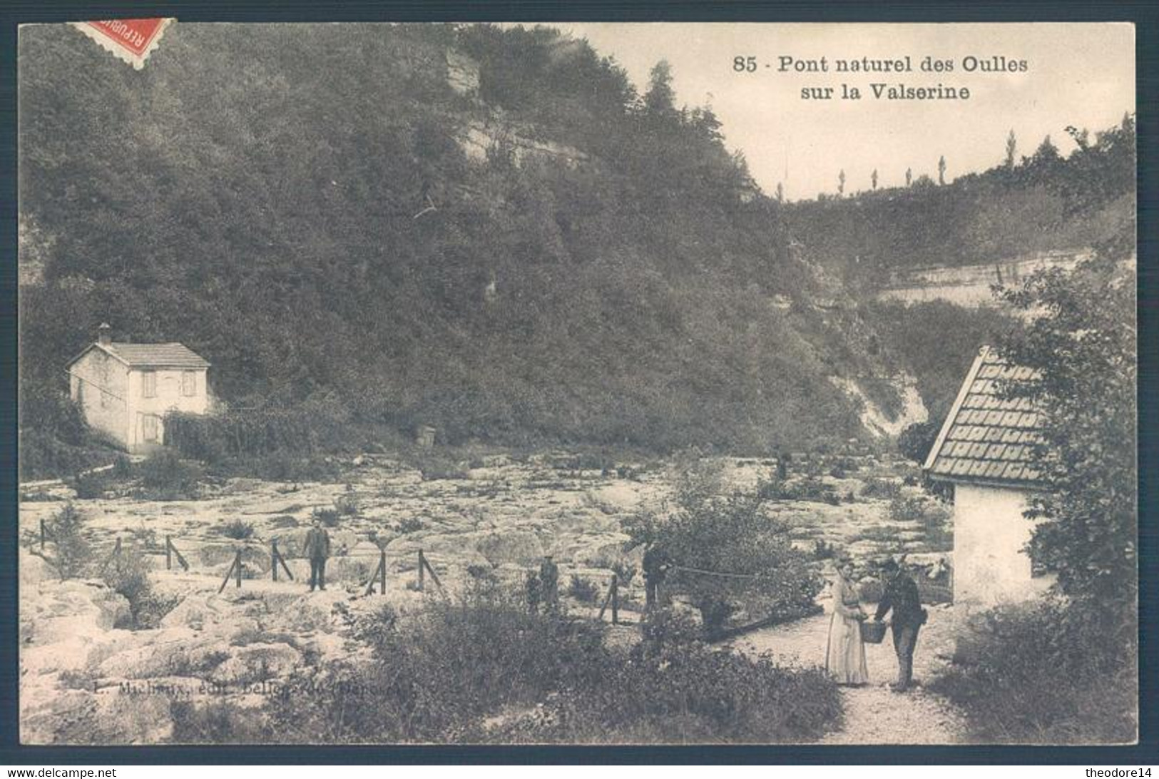 01 Pont Naturel Des Oulles Sur La Valserine - Bellegarde-sur-Valserine