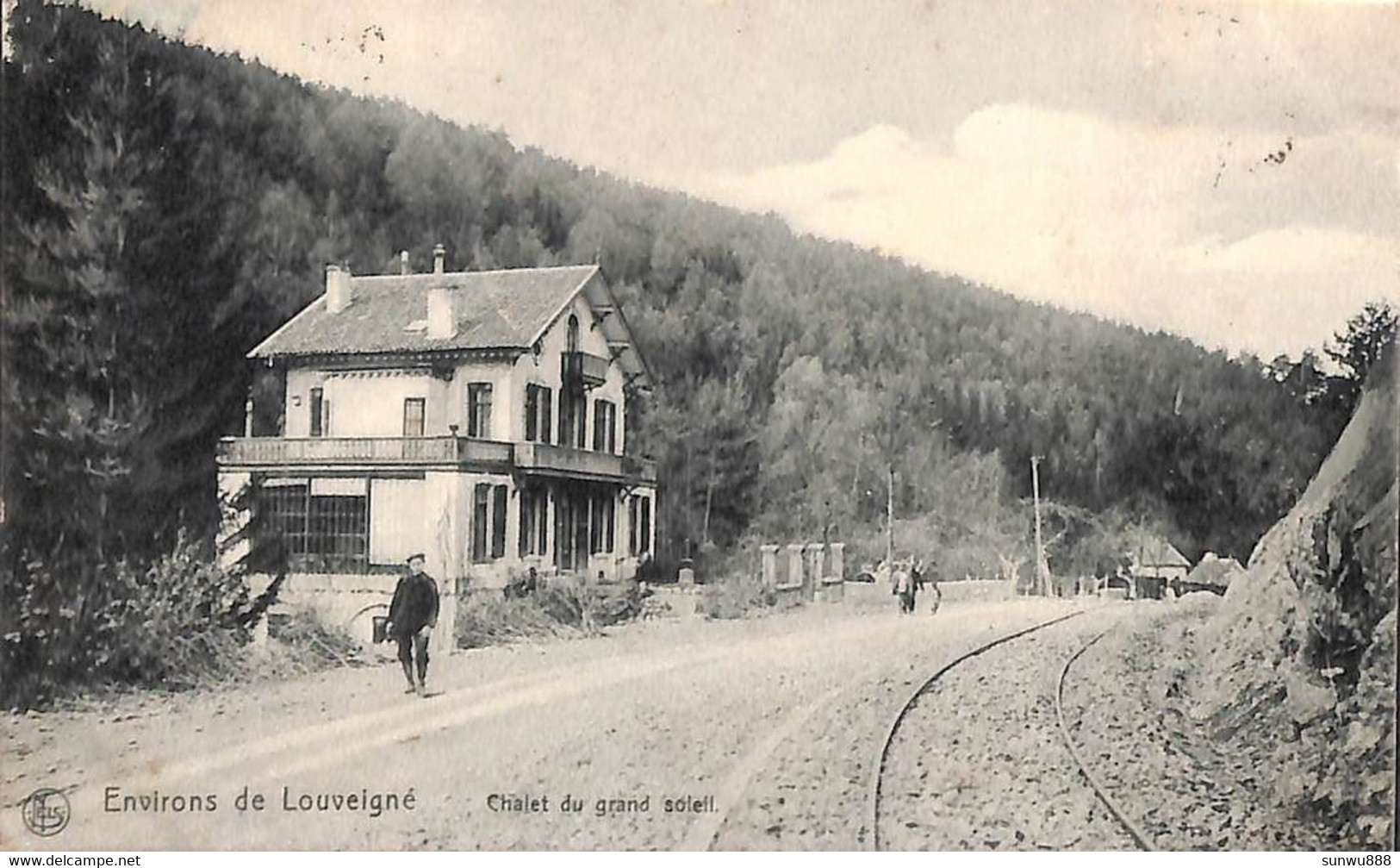 Environs De Louveigné - Chalet Du Grand Soleil (animée 1906) - Sprimont