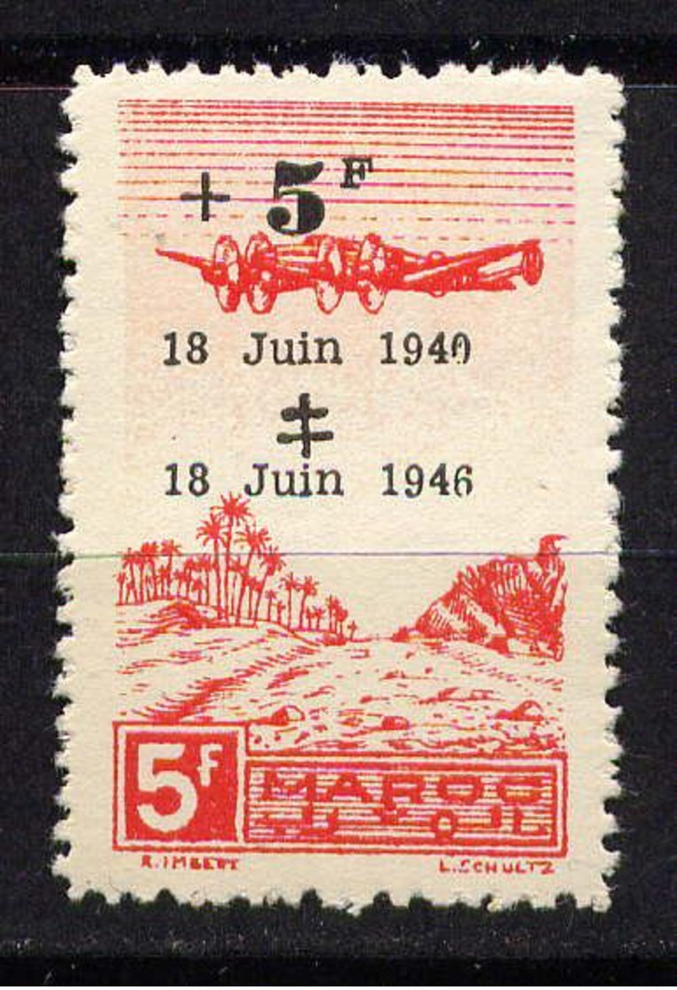 MAROC - N° A58** - PALMERAIE / 6è ANNIVERSAIRE DE L'APPEL DU Gl DE GAULLE - Airmail