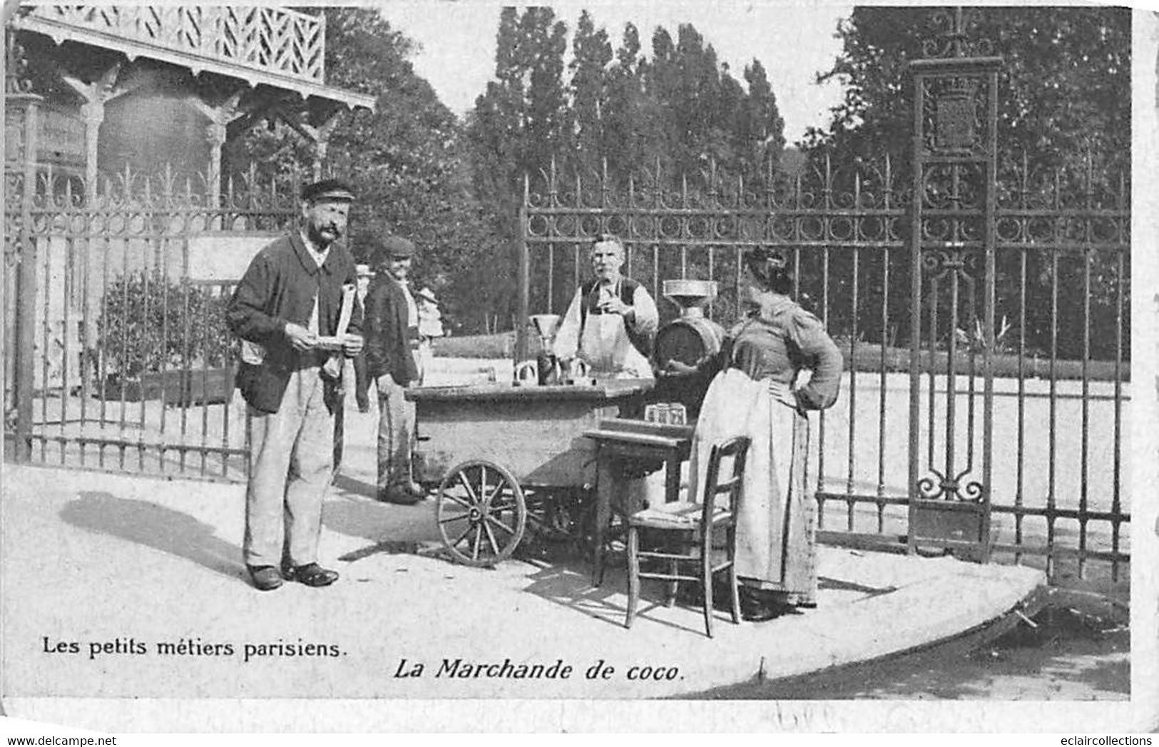 Paris       75       Les Petits Métiers Parisiens . Le Marchand De Coco             (voir Scan) - Sets And Collections