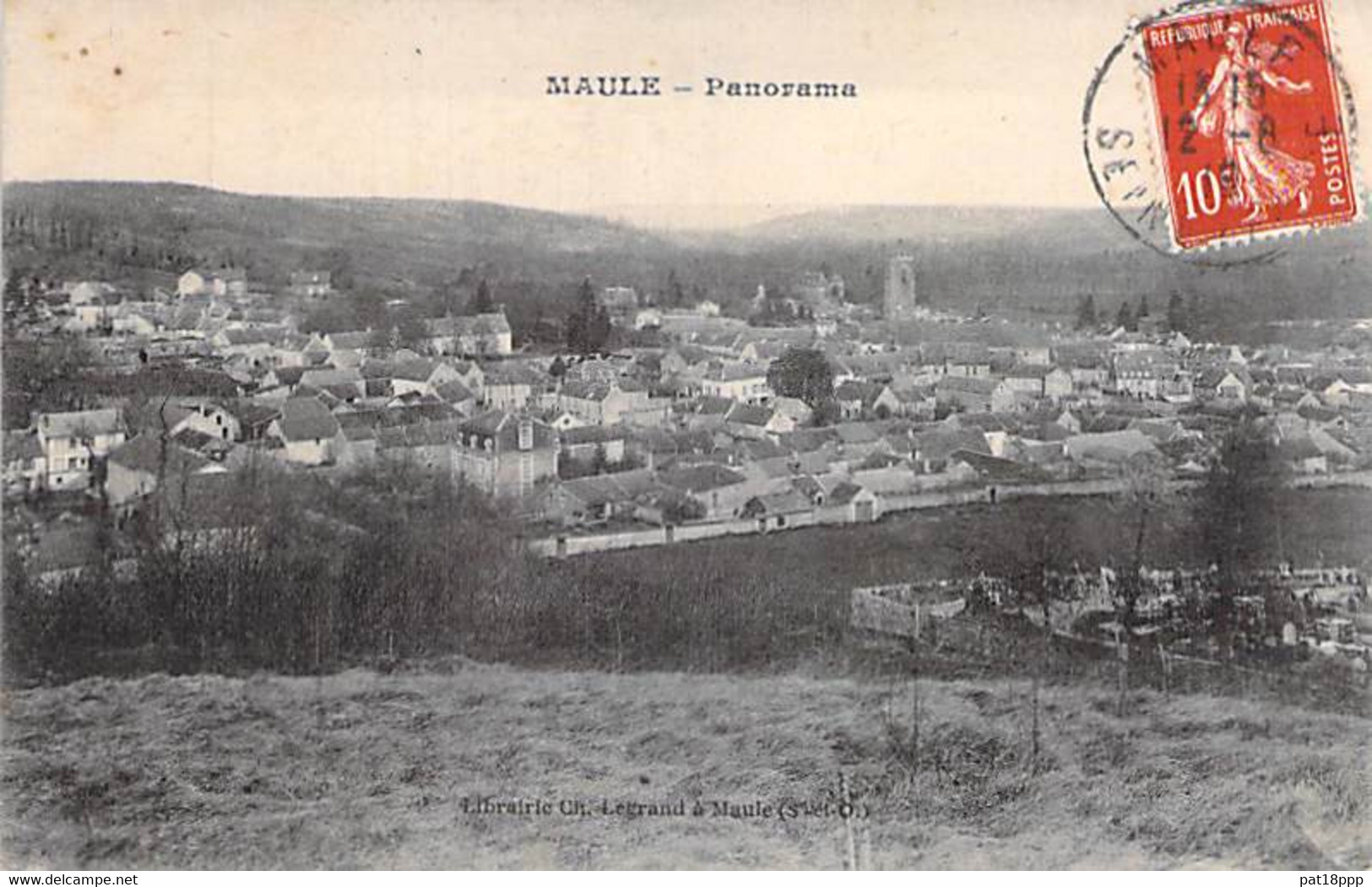 78 - MAULE : Panorama - CPA - Yvelines - Maule