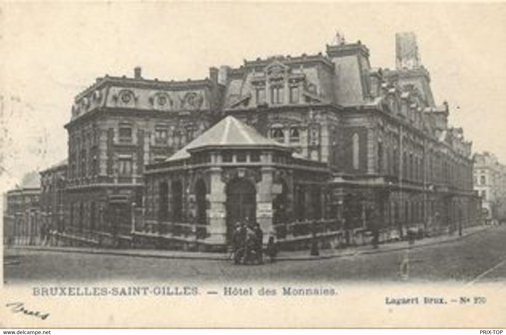 REF4149/  CP-PK Saint Gilles - Bruxelles Hôtel Des Monnaies Animée - St-Gillis - St-Gilles