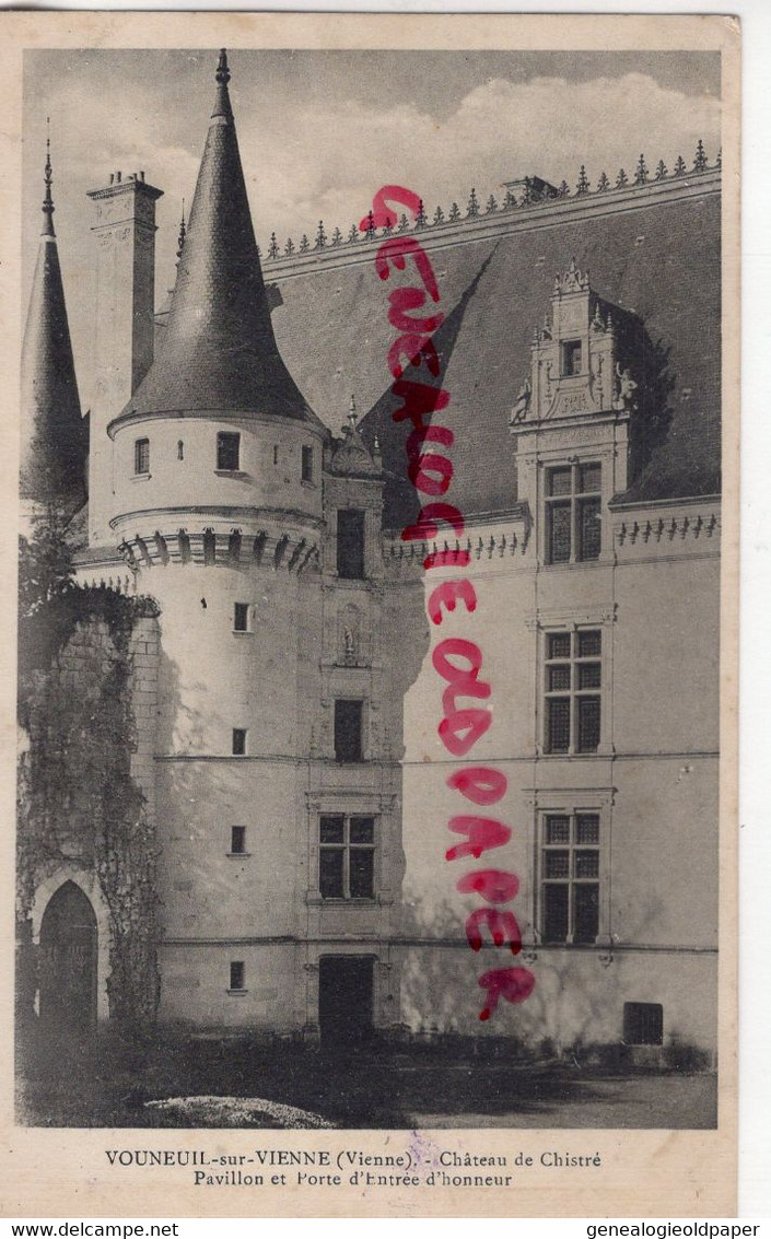 86- VOUNEUIL SUR VIENNE- CHATEAU DE CHITRE PAVILLON ET PORTE D' ENTREE D' HONNEUR -   VIENNE - Vouneuil Sur Vienne