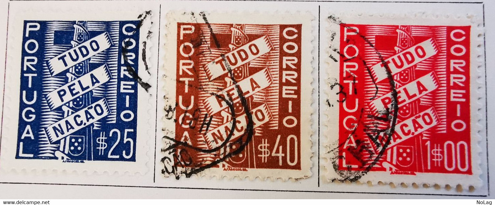 Portugal - 1935-37 - Lot De 9 Timbres - Y&T N°577-579-580-581-582-583-584-585 Et N°587 - Oblitérés Et Neufs - Altri & Non Classificati