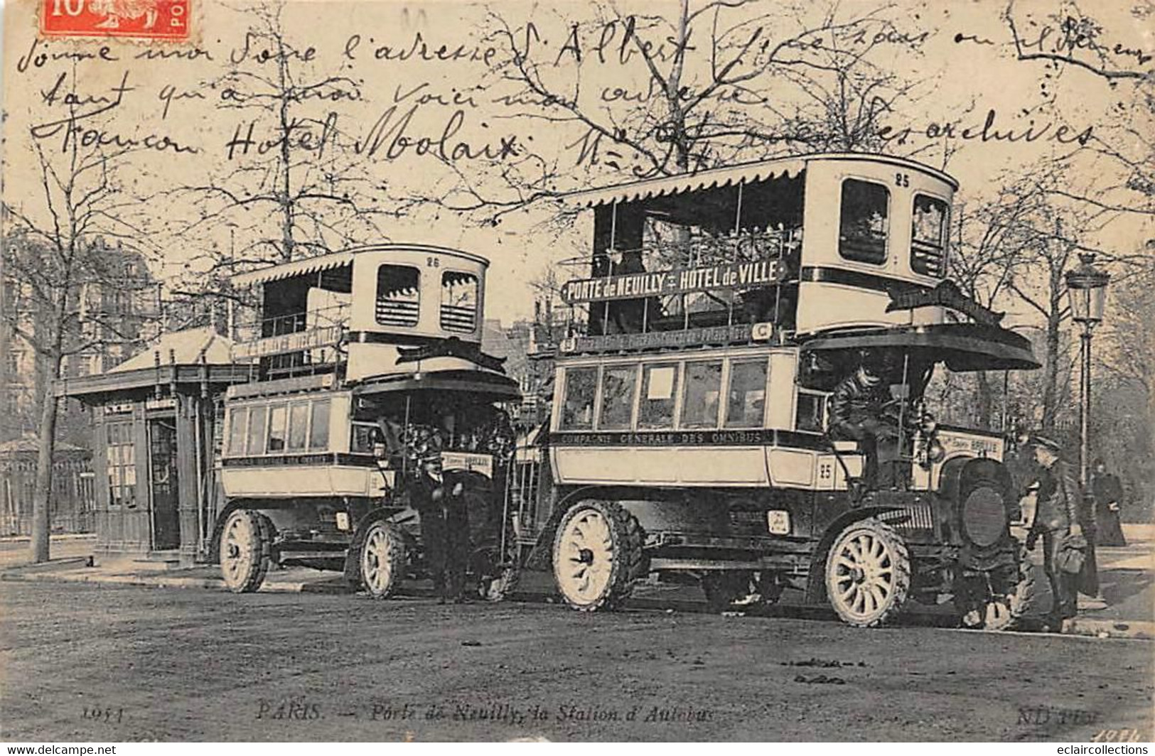 Paris       75016       Transport     Porte De Neuilly  Station D'autobus            (voir Scan) - Loten, Series, Verzamelingen