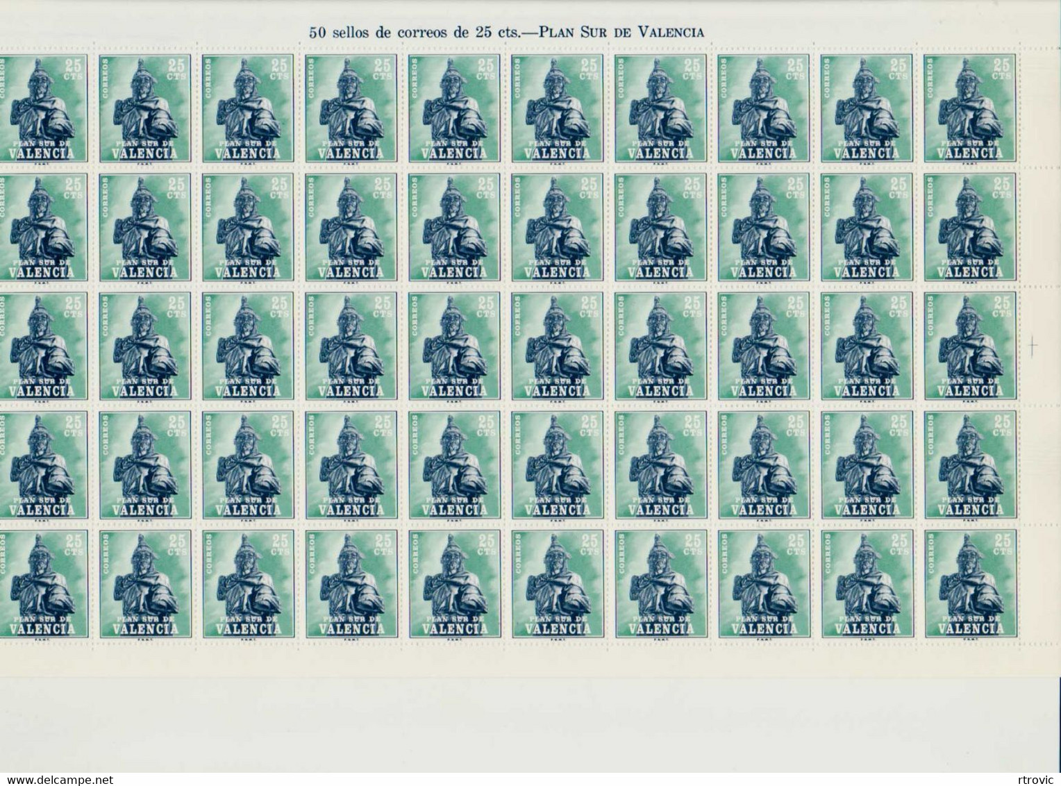 Espagne enorme Stock de timbres MNH des années 1969 à 1982 - Vendu sans le classeur