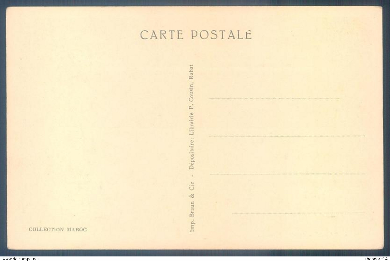 Lot de 24 cartes Maroc Rabat Sale Camp la Résidence