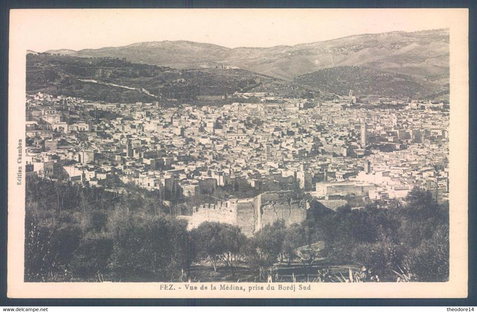 Lot de 24 cartes FEZ FES Sultan Mosquée