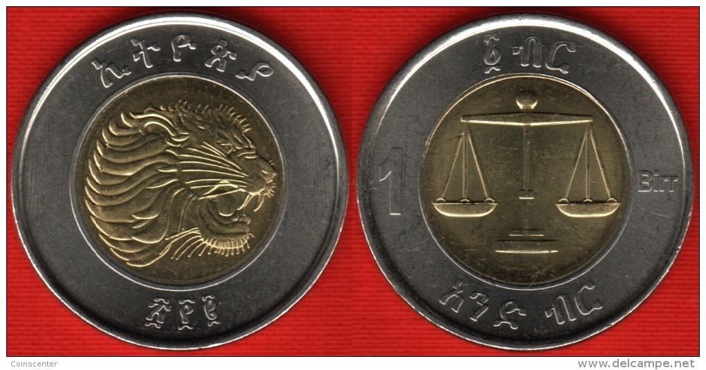 Ethiopia 1 Birr 2010 BiMetallic UNC - Ethiopie