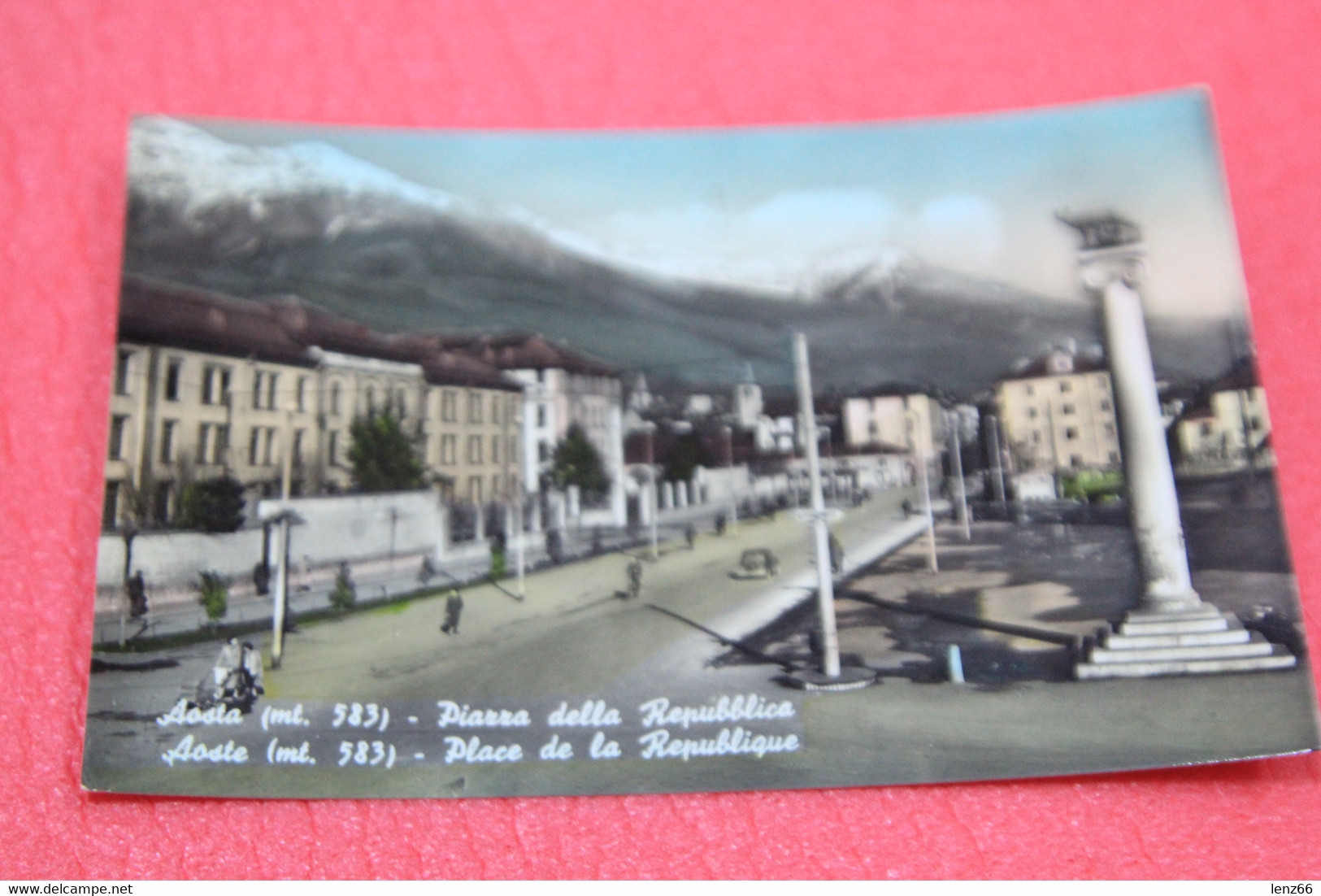 Aosta Piazza Repubblica 1957 - Otros & Sin Clasificación
