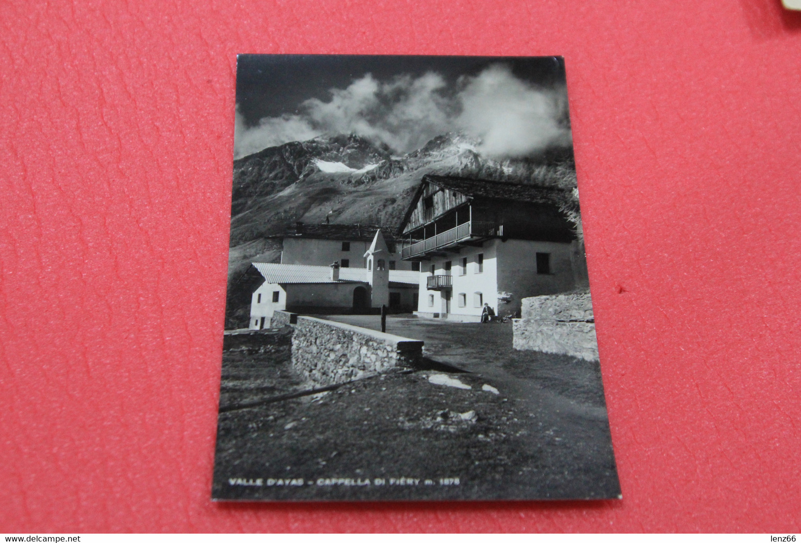 Aosta Ayas Cappella Fiery 1950 + Affrancatura Trittico - Autres & Non Classés