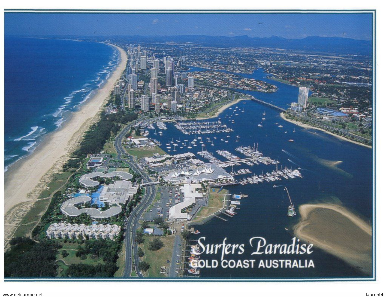 (OO 19) Australia - QLD - Surfer Paradise (with Kangaroo Stamp) - Gold Coast