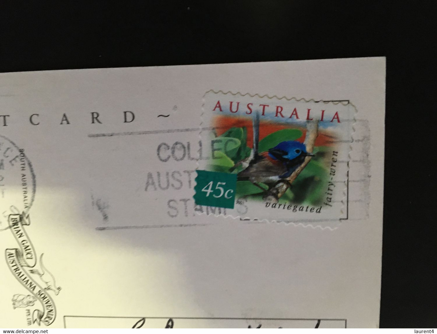(OO 19) Australia - SA - Streaky Bay Wharf Or Jetty (with Bird Stamp) - Autres & Non Classés
