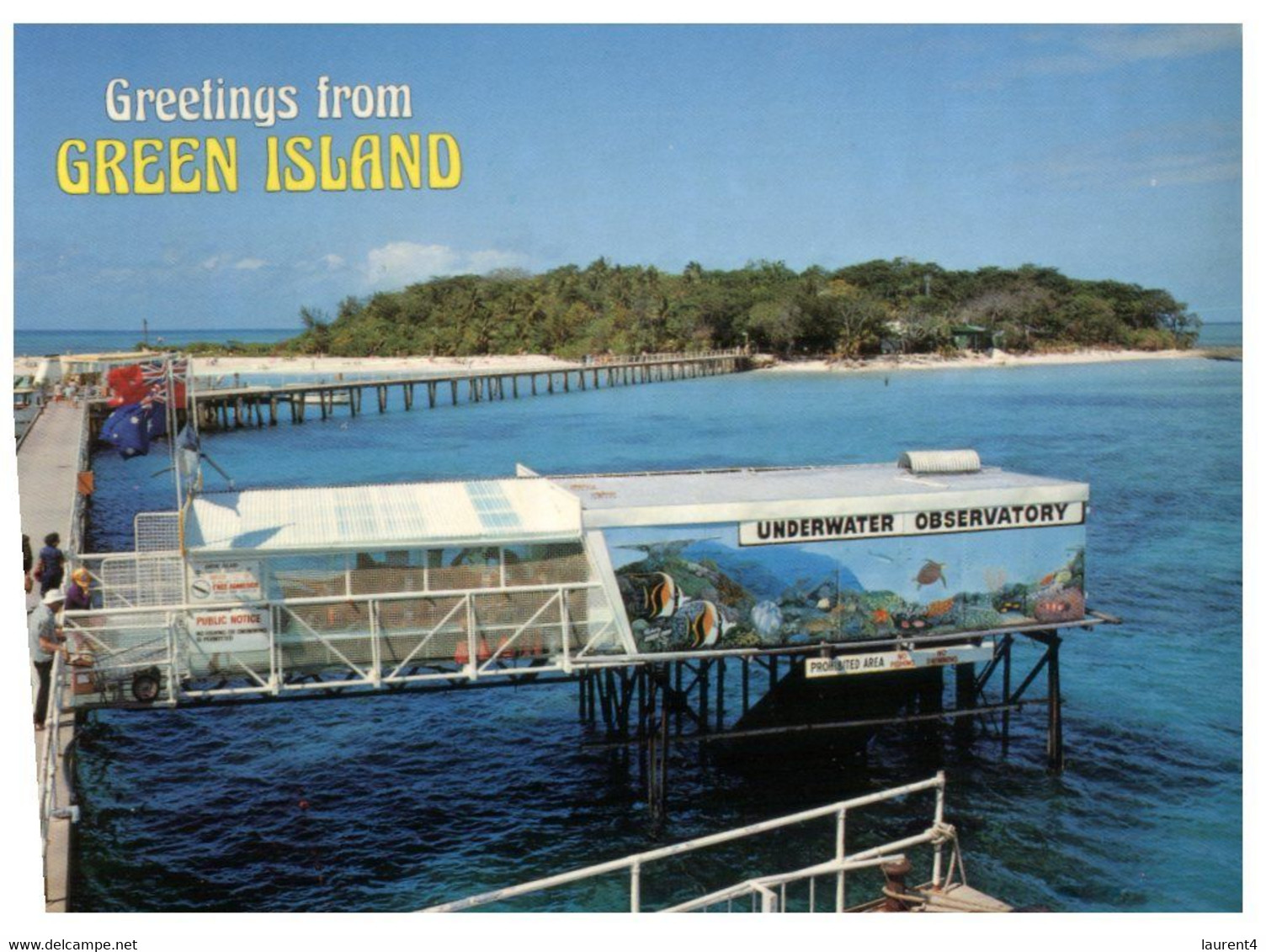 (OO 19) Australia - QLD - Green Island Wharf - Underwater Observatory - Great Barrier Reef
