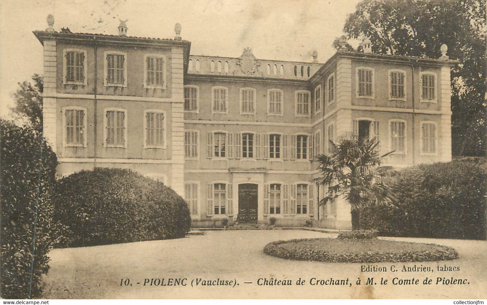 CPA FRANCE 84 " Piolenc, Le Château De Crochant" - Piolenc