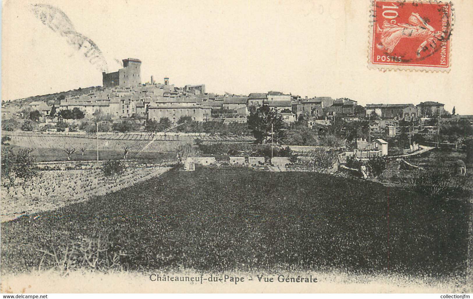 CPA FRANCE 84 " Chateauneuf Du Pape, Vue Générale" - Chateauneuf Du Pape