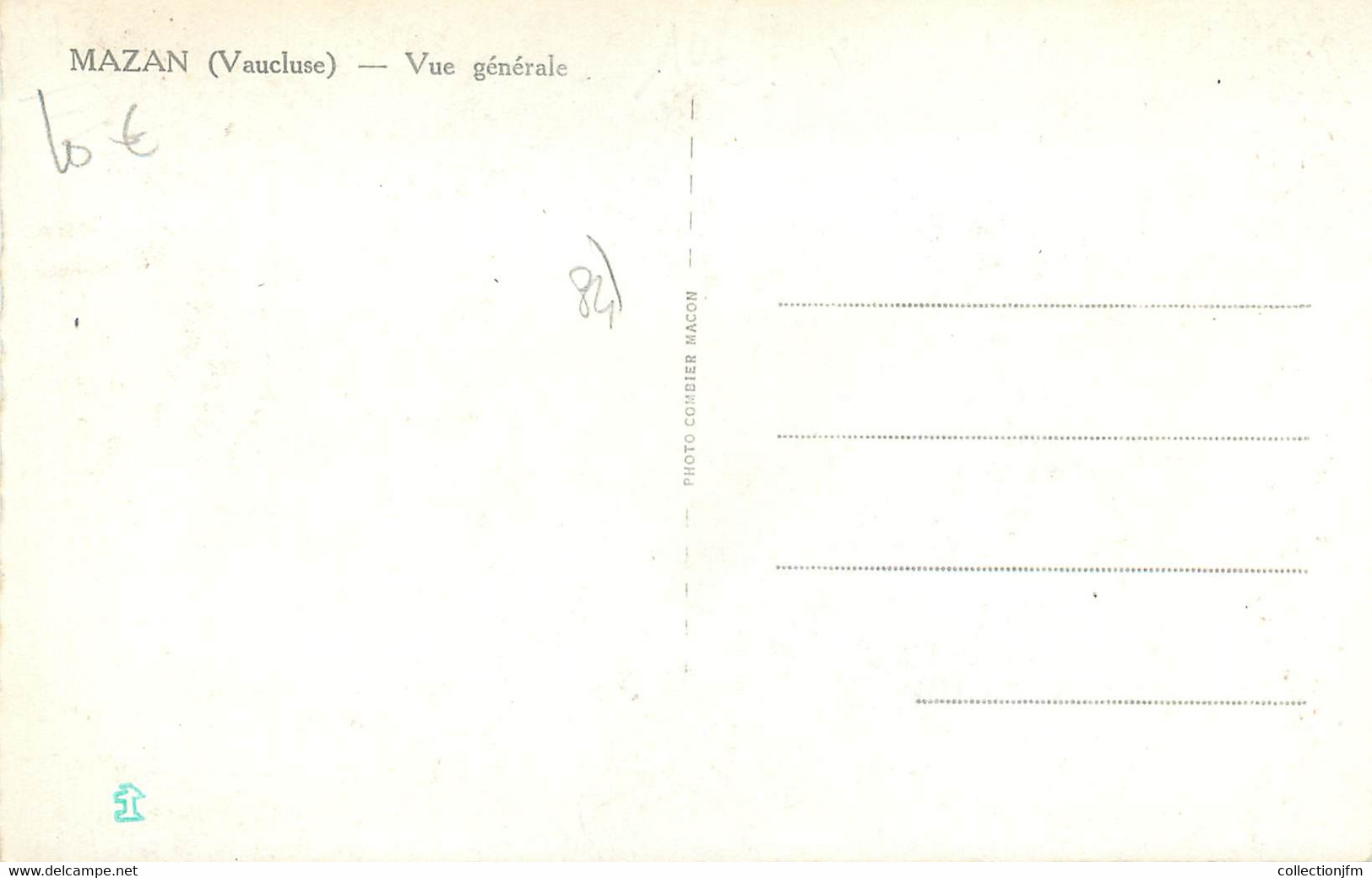 CPSM FRANCE 84 "Mazan, Vue Générale" - Mazan