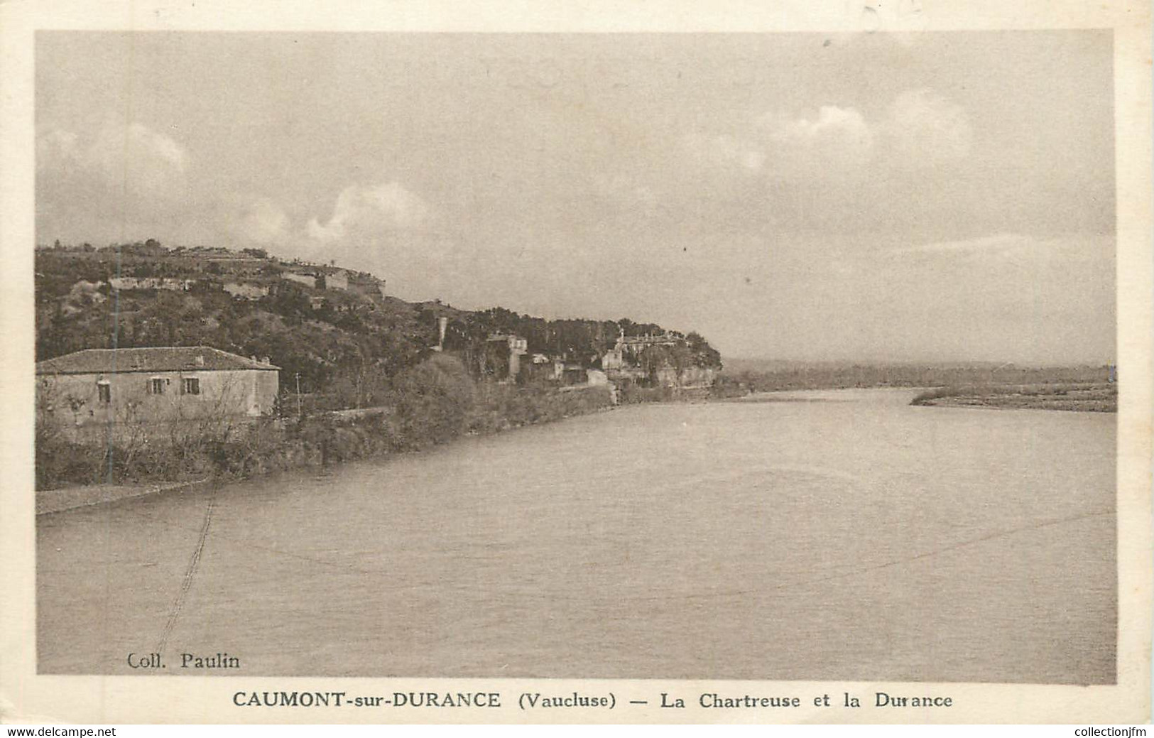 CPA FRANCE 84 " Caumont Sur Durance, La Chartreuse Et La Durance" - Caumont Sur Durance