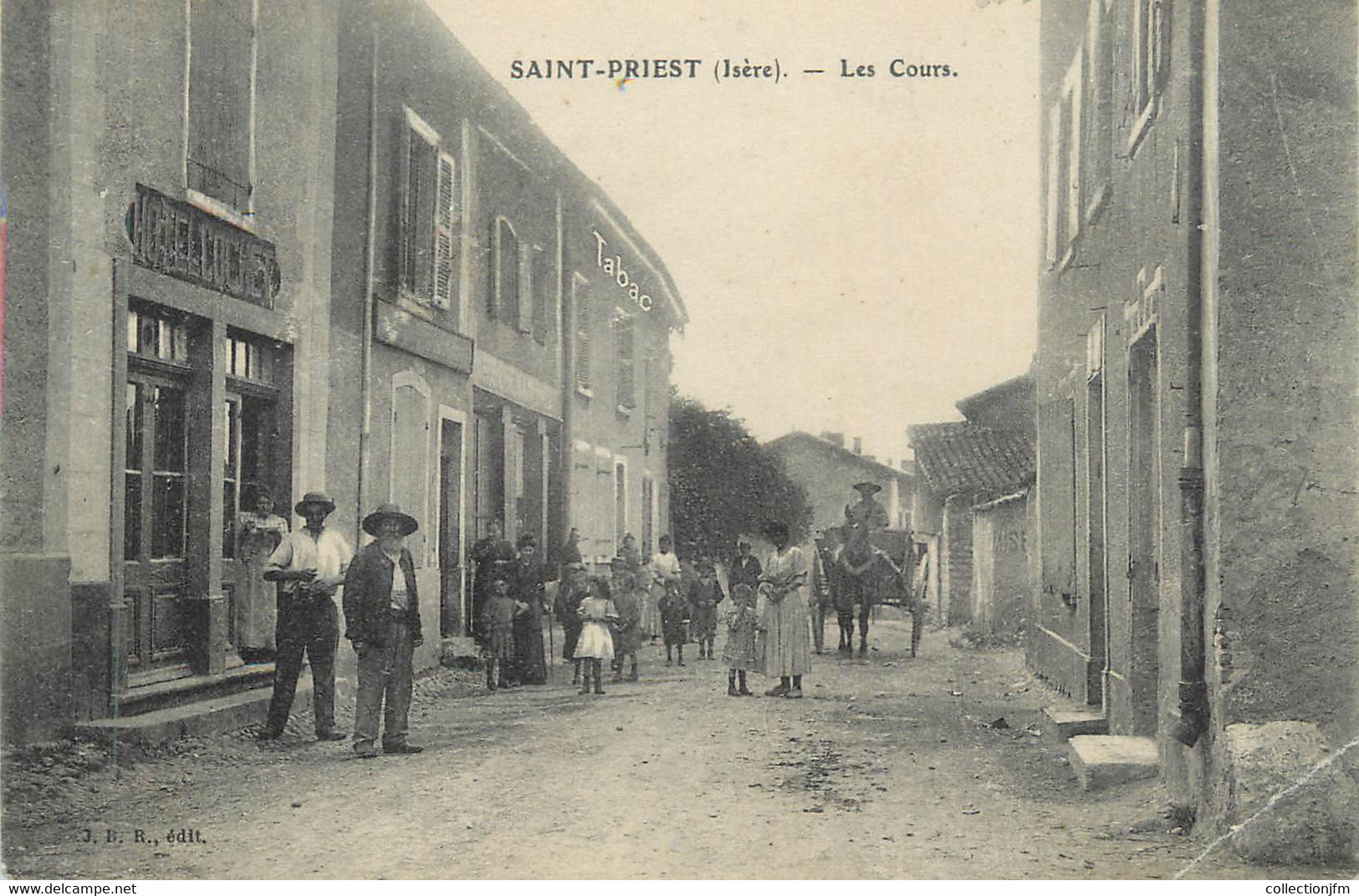 CPA FRANCE 69 " St Priest, Les Cours" - Saint Priest