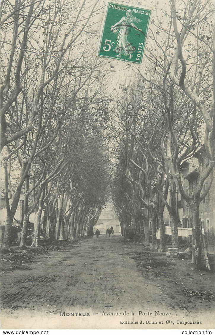 CPA FRANCE 84 "Monteux, Avenue De La Porte Neuve" - Monteux