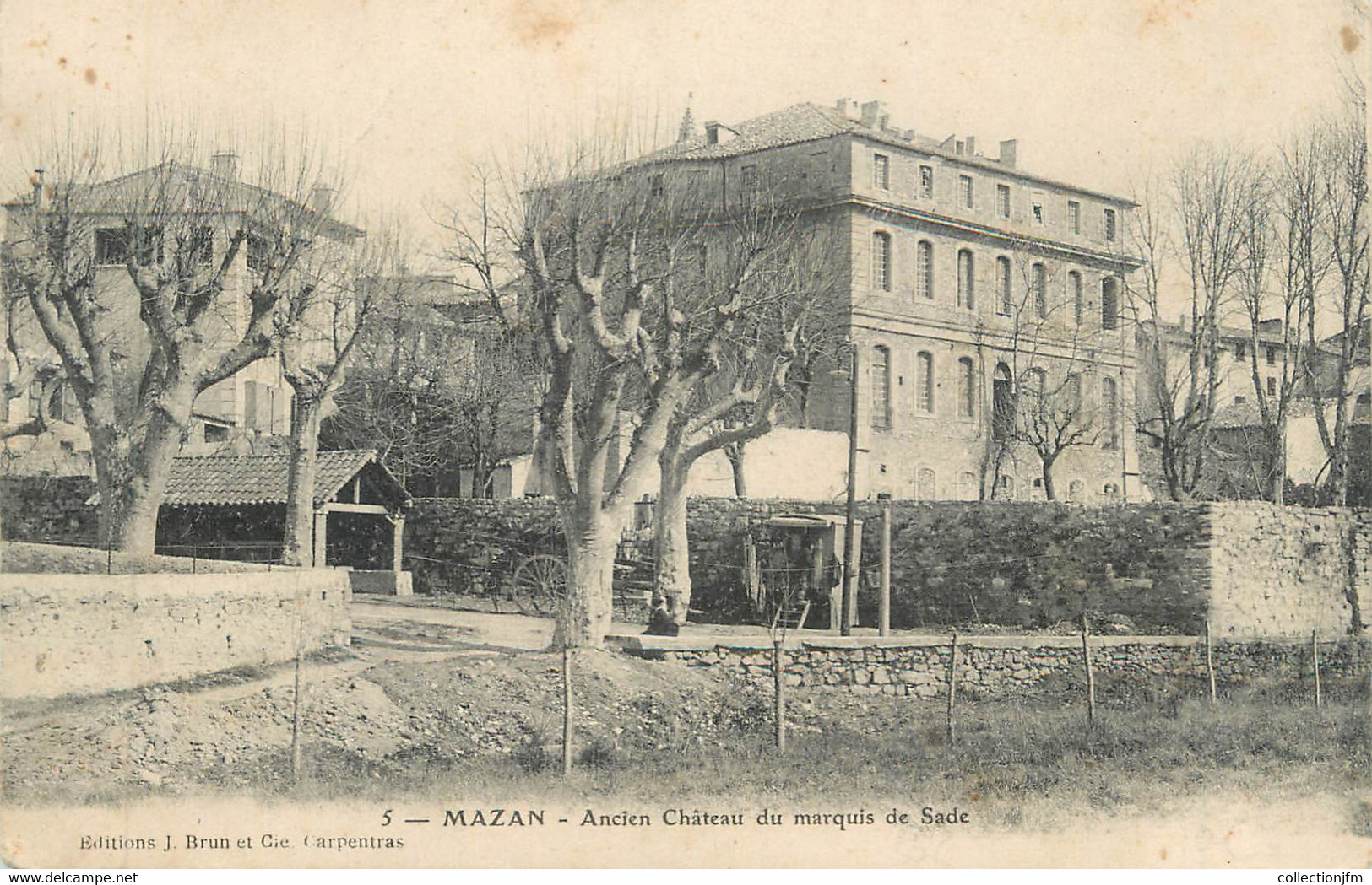 CPA FRANCE 84 "Mazan, Ancien Château Du Marquis De Sade" - Mazan