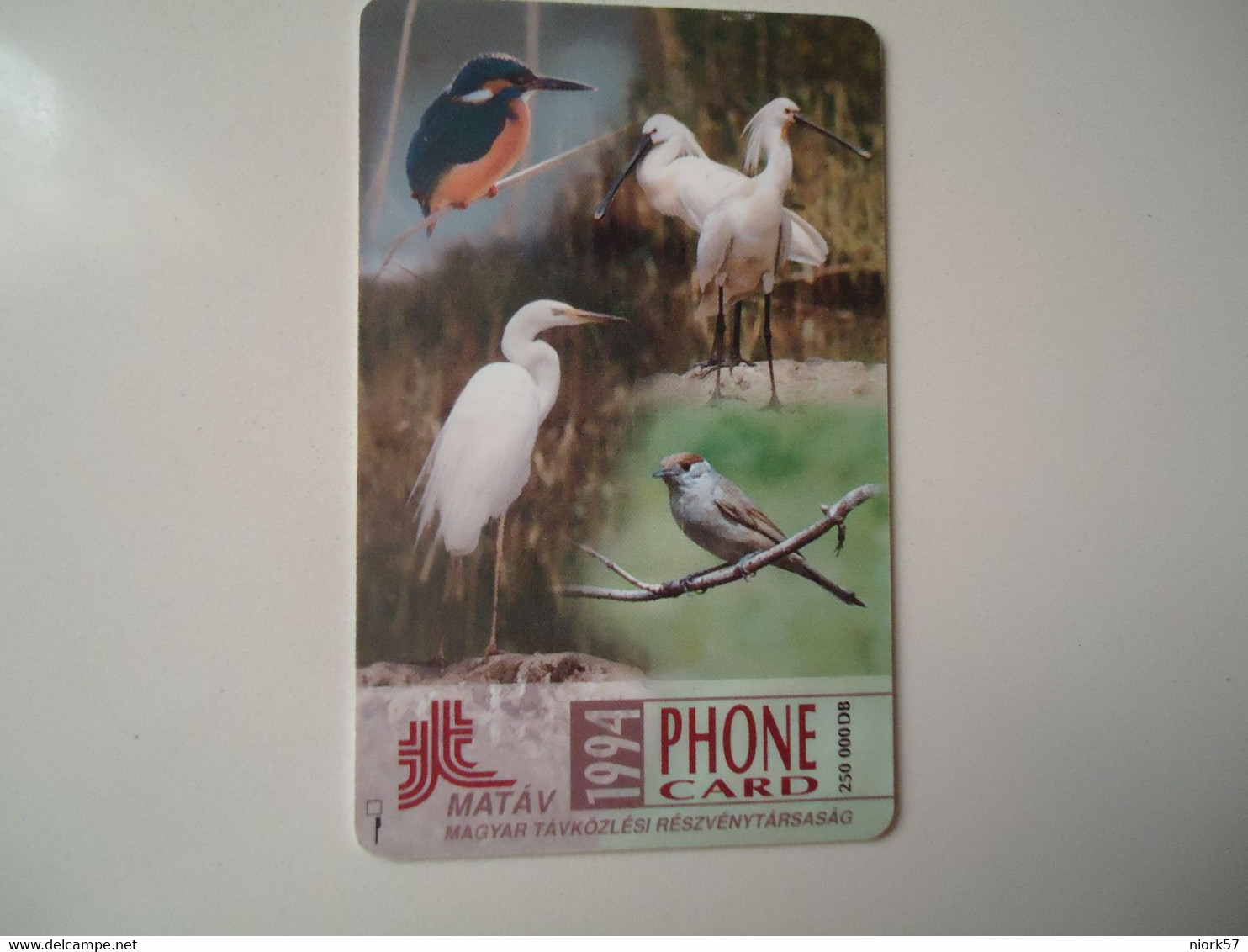 HUNGARY  USED   PHONECARDS  BIRD BIRDS - Landscapes