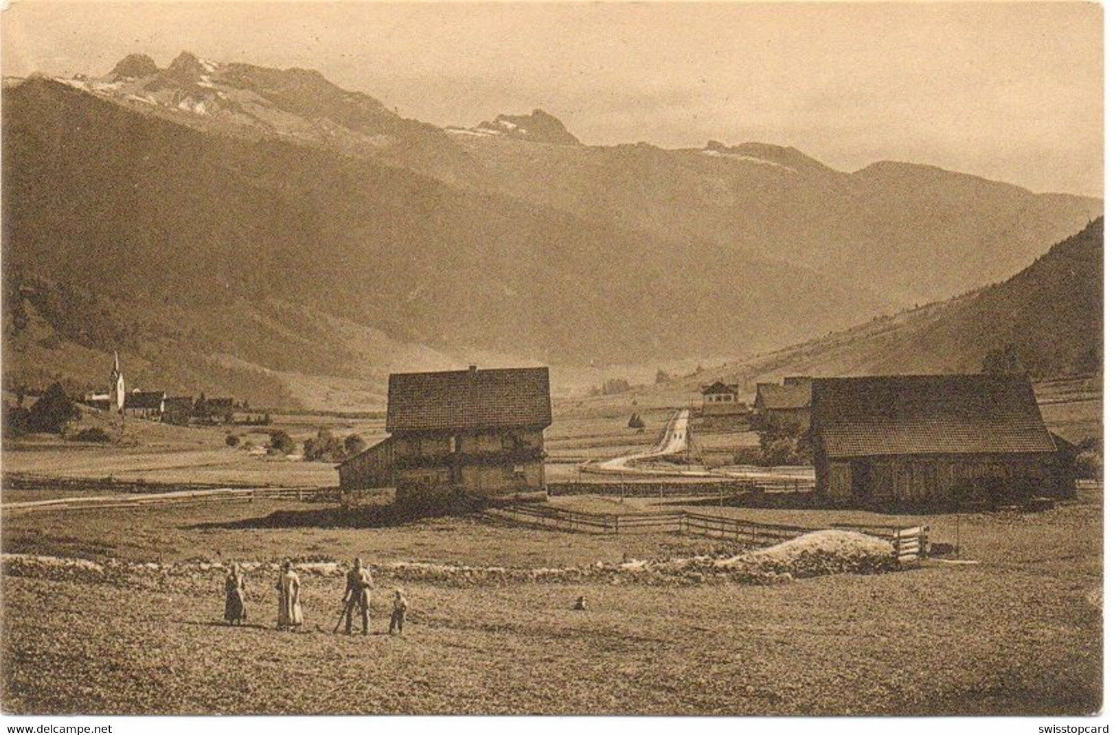 INNERTHAL Wägital (Schwyz) Kraftwerk Sommer 1922 - Innerthal