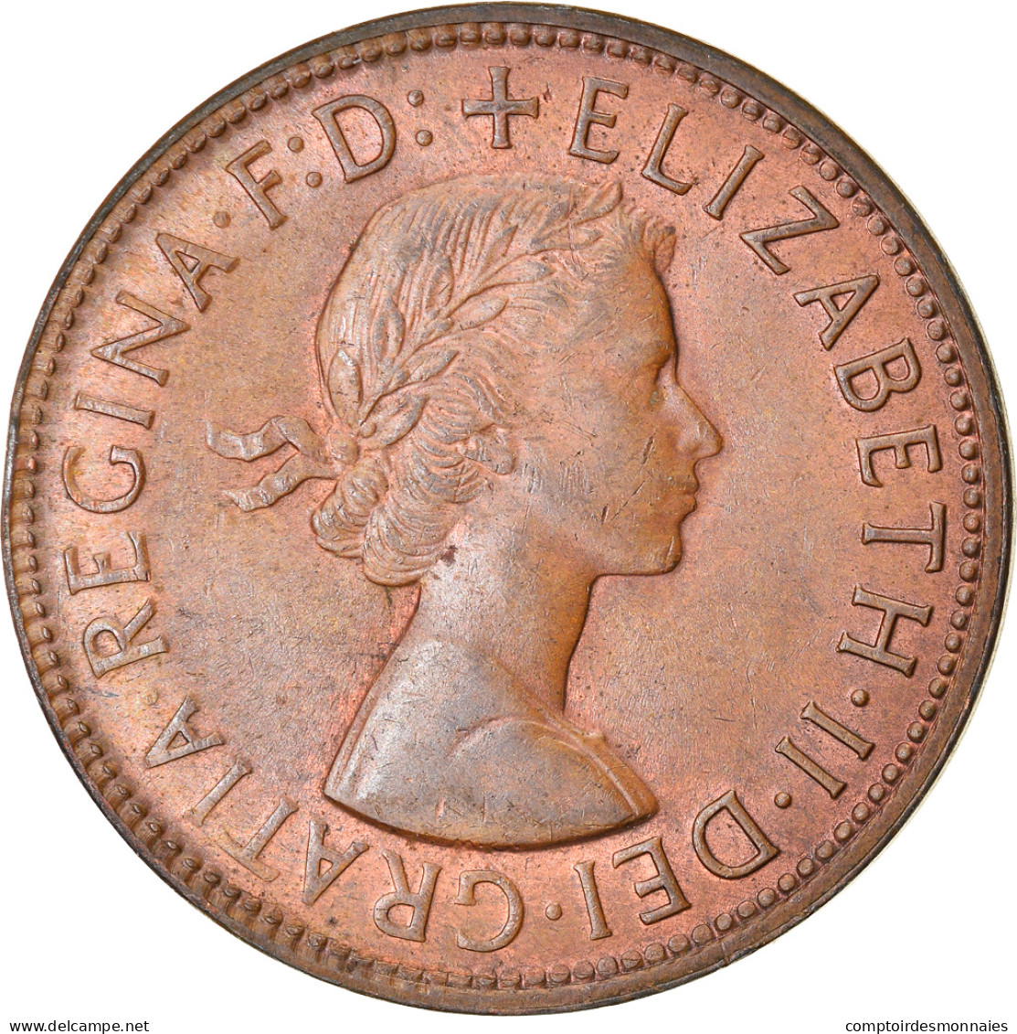 Monnaie, Australie, Elizabeth II, Penny, 1964, TTB, Bronze, KM:56 - Penny