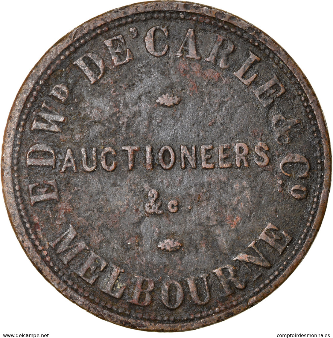 Monnaie, Australie, Victoria, Penny, 1855, TB+, Cuivre, KM:Tn53 - Token Coinage (POW)