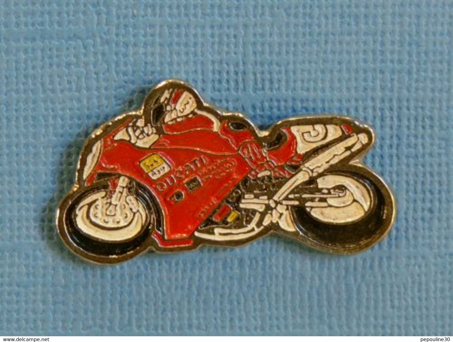 1 PIN'S //  ** MOTO GP / DUCATI 851 / N°3 ** - Motos