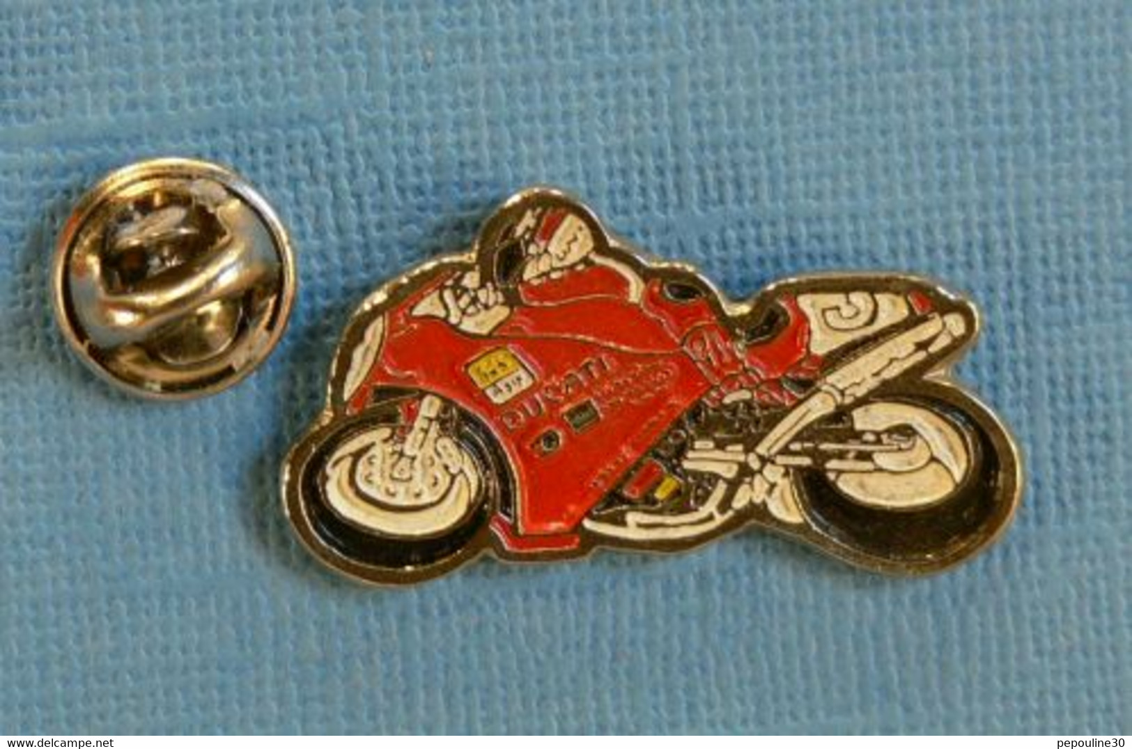 1 PIN'S //  ** MOTO GP / DUCATI 851 / N°3 ** - Motos