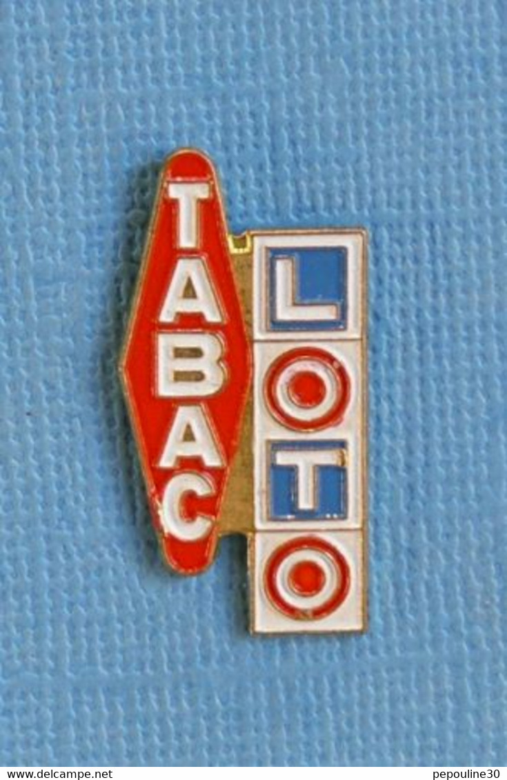 1 PIN'S //  ** ENSEIGNE CAROTTE / TABAC Et LOTO ** . (Yoshinori Pin's Bijoux En France) - Jeux