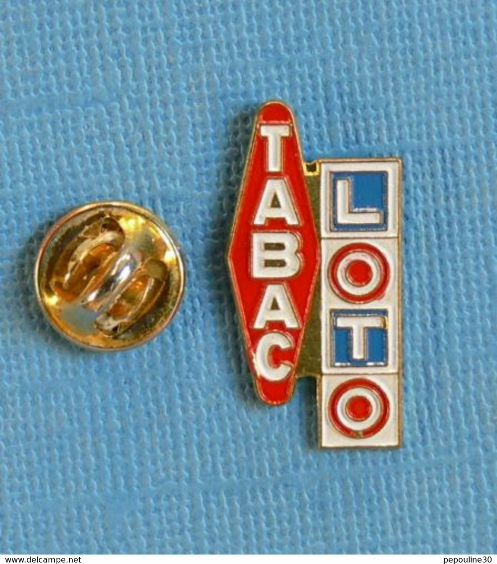 1 PIN'S //  ** ENSEIGNE CAROTTE / TABAC Et LOTO ** . (Yoshinori Pin's Bijoux En France) - Jeux