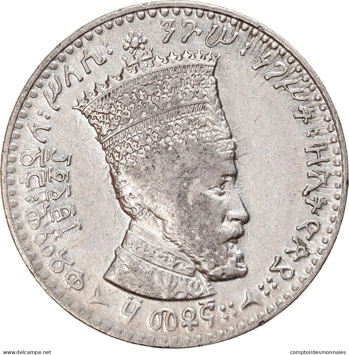 Monnaie, Éthiopie, Haile Selassie I, 50 Matonas, 1931, TTB, Nickel, KM:31 - Aethiopien