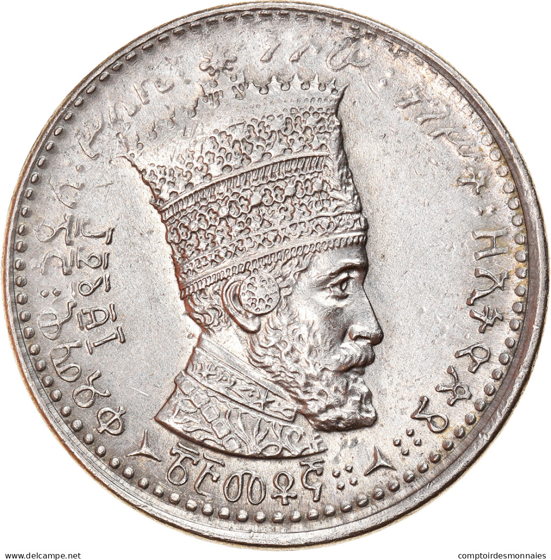 Monnaie, Éthiopie, Haile Selassie I, 25 Matonas, 1931, TTB+, Nickel, KM:30 - Ethiopië