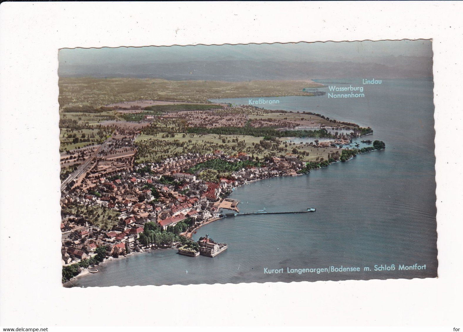 Allemagne : Bade Wurtemberg : LANGENARGEN : Kurort Langenargen /  Bodensee : Vue Aérienne : C.p.s.m. - Langenargen