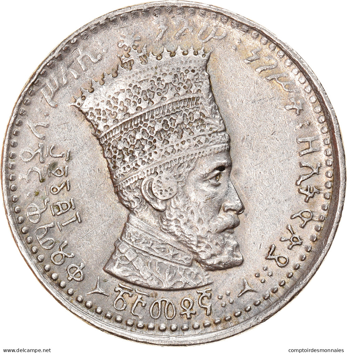 Monnaie, Éthiopie, Haile Selassie I, 25 Matonas, 1931, TTB, Nickel, KM:30 - Ethiopië