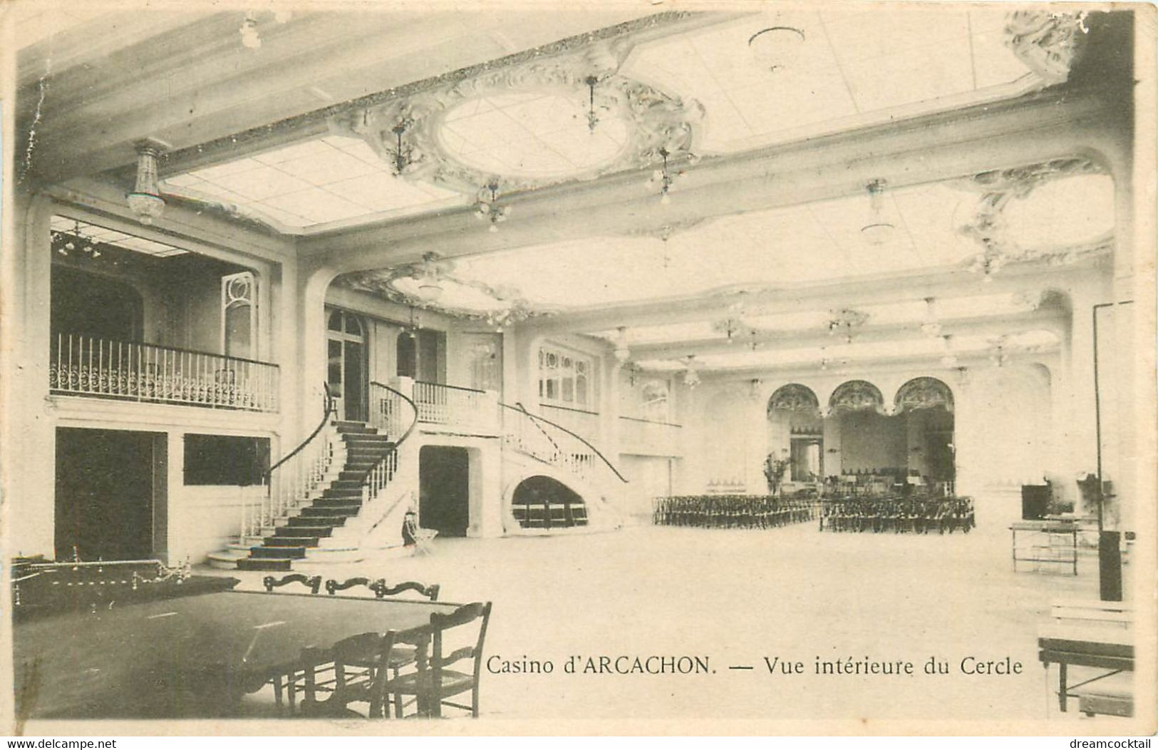 2 X Cpa 33 ARCACHON. Le Cercle Du Casino 1905 - Arcachon