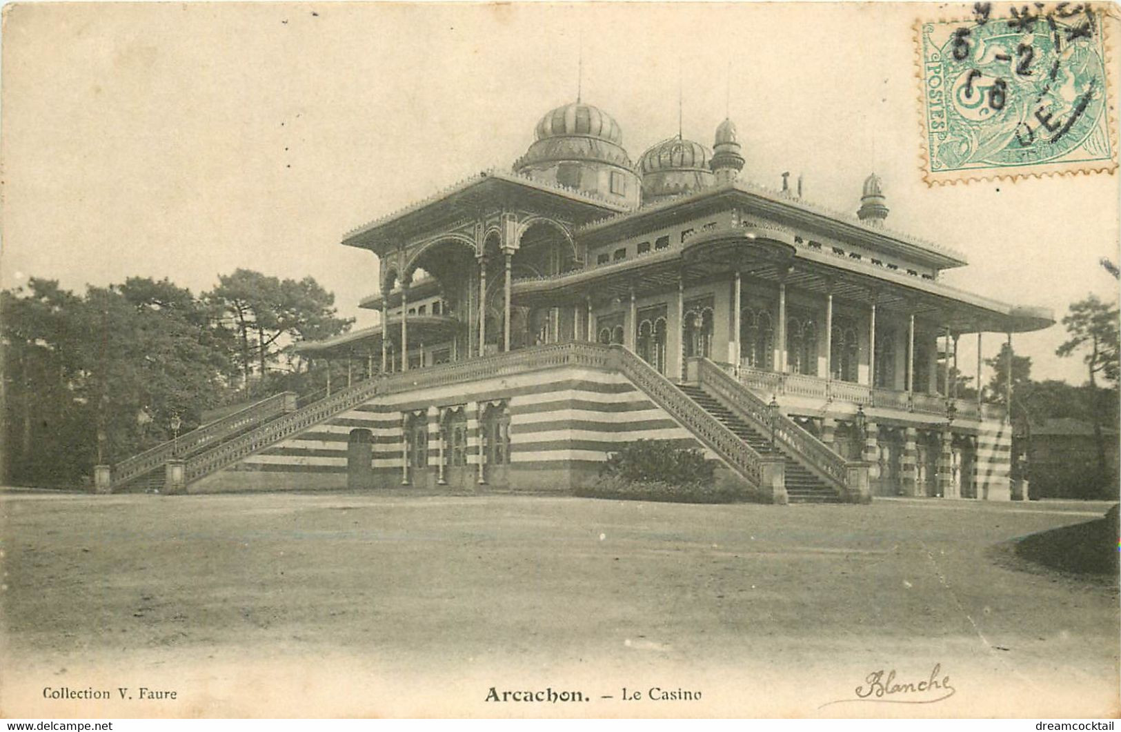 2 X Cpa 33 ARCACHON. Le Cercle Du Casino 1905 - Arcachon