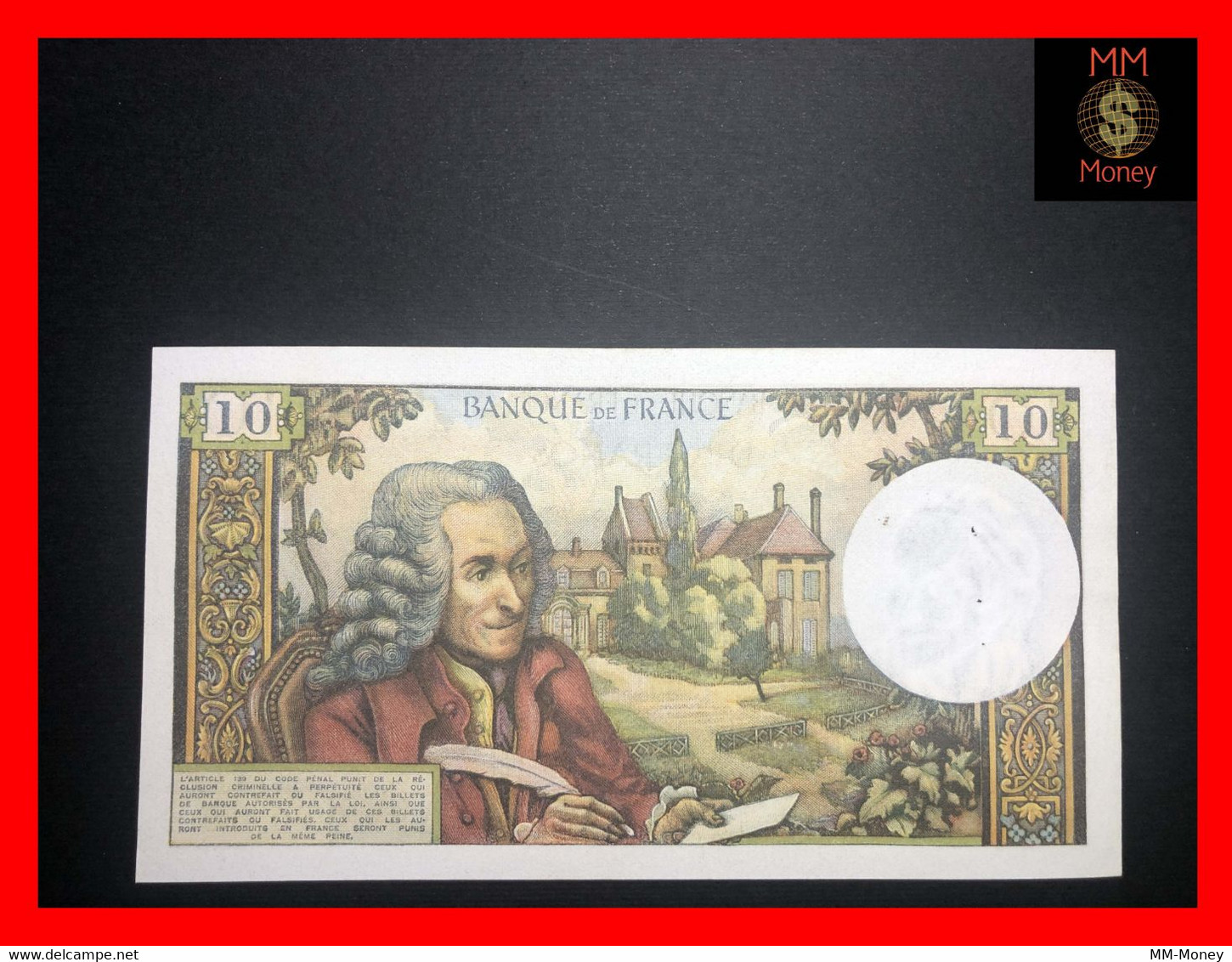 France 10 Francs  5.9.1968   P. 150  P.hs.     XF - 10 F 1963-1973 ''Voltaire''