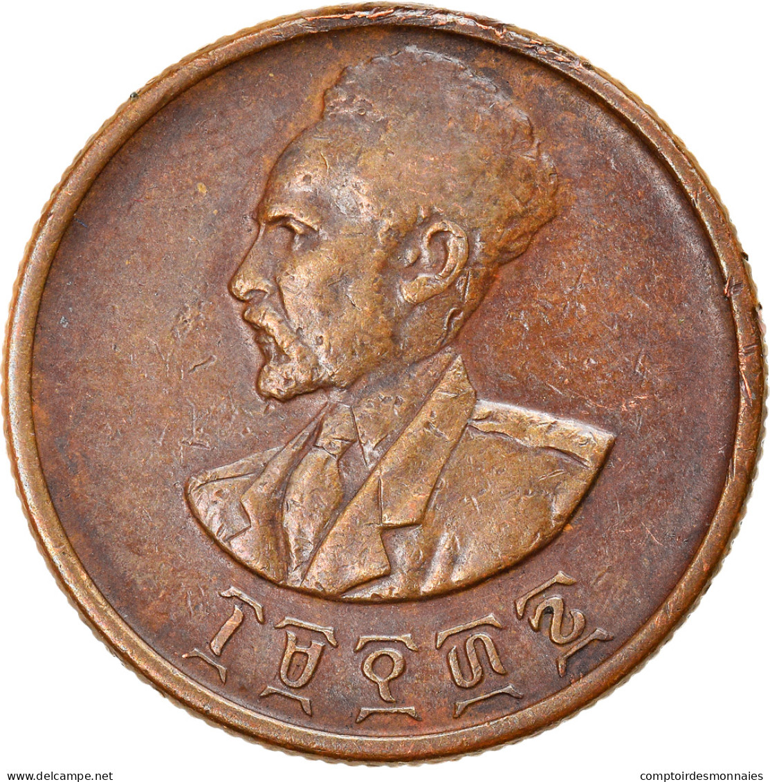 Monnaie, Éthiopie, Haile Selassie I, 10 Cents, Assir Santeem, 1944, TTB - Ethiopië