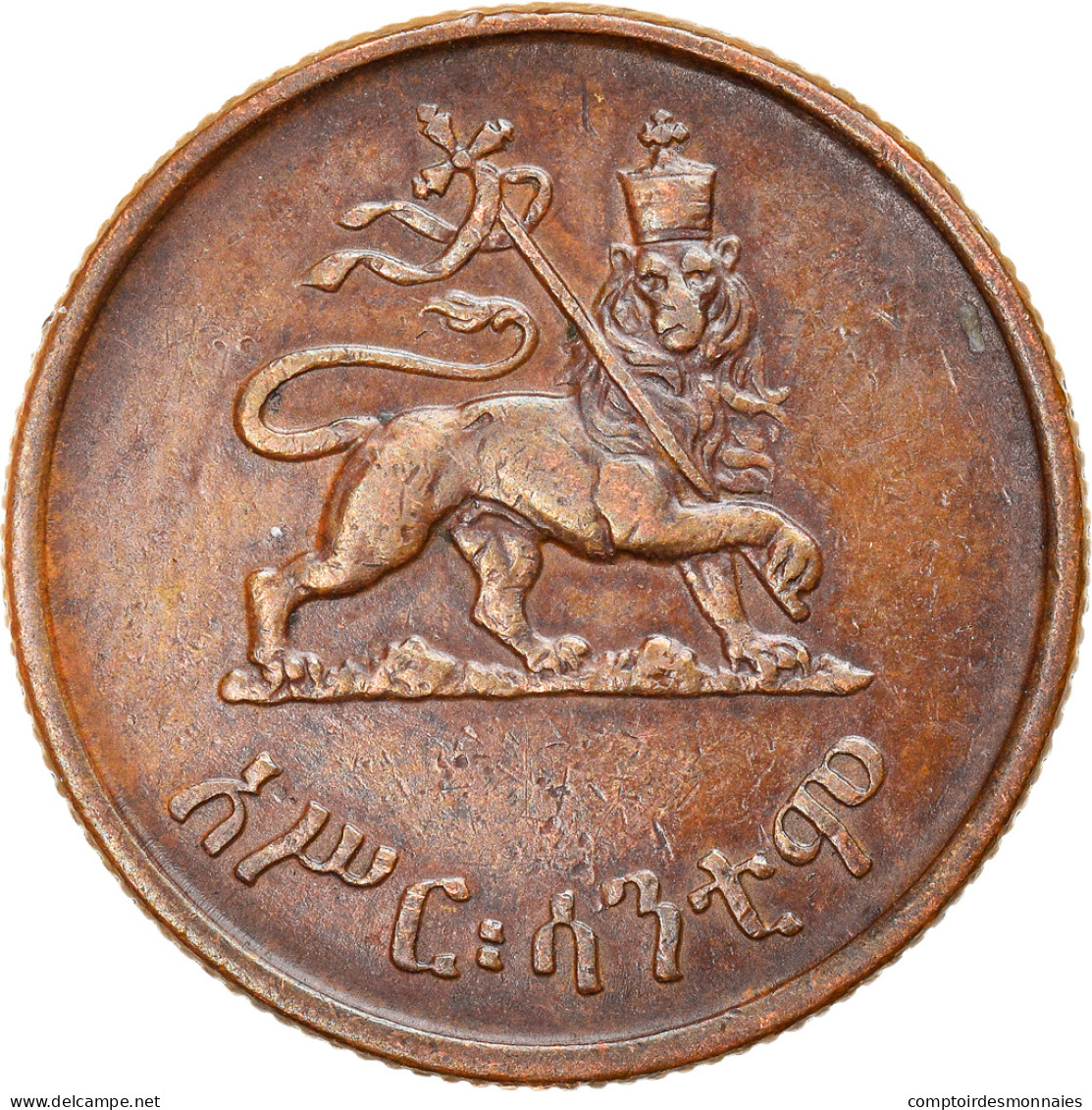 Monnaie, Éthiopie, Haile Selassie I, 10 Cents, Assir Santeem, 1944, TTB - Ethiopië